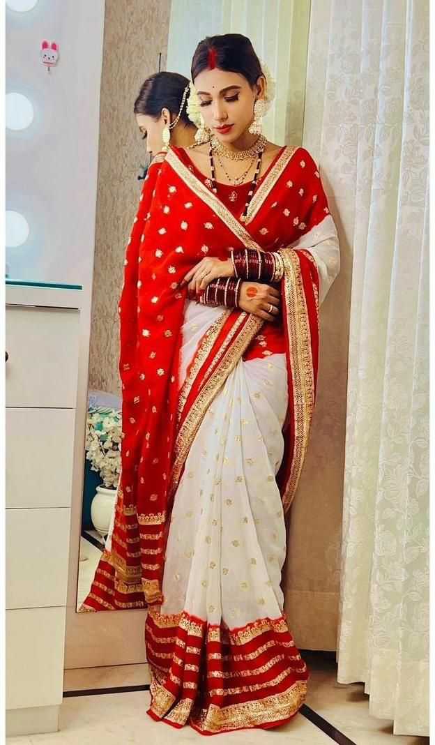 YNF Wholesale Viscose Georgette Sarees KESH671 Aarna | Surat Manufacturer