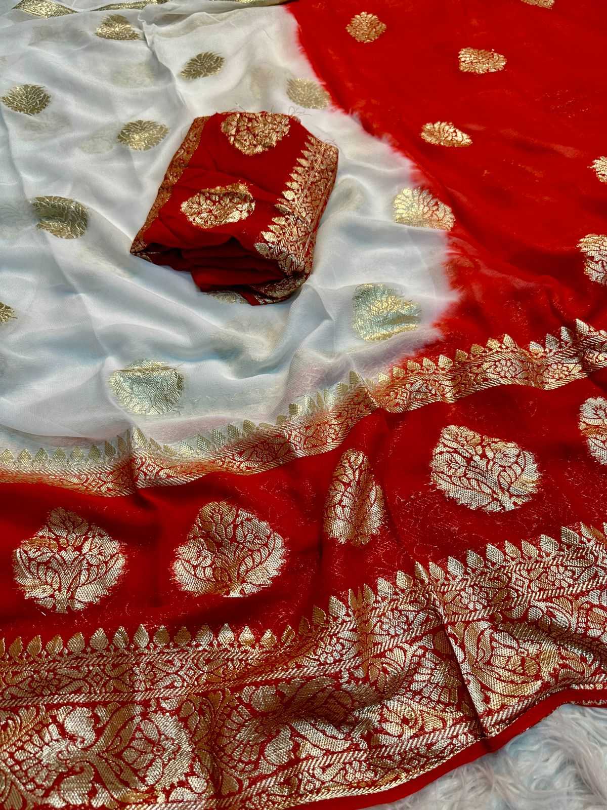 YNF Wholesale Viscose Georgette Sarees KESH671 Fariha | Surat Manufacturer
