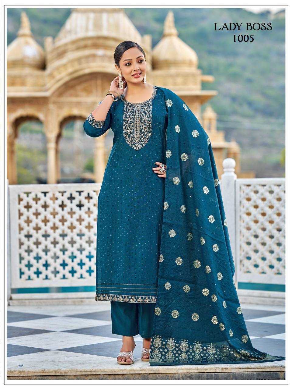 YNF Wholesale Viscose Embroidery Suits RIN131 LADY | Surat Manufacturer