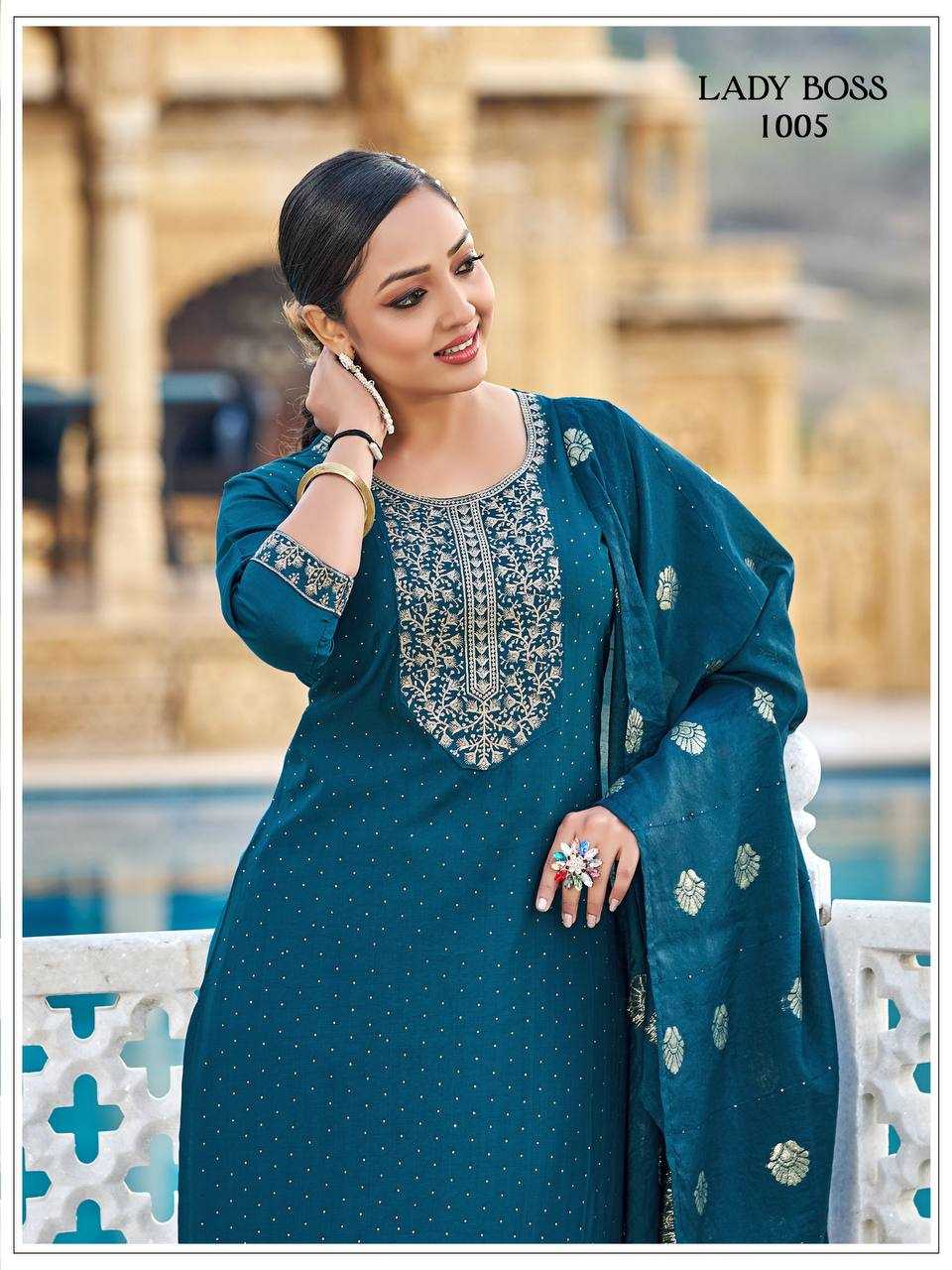 YNF Wholesale Viscose Embroidery Suits RIN131 LADY | Surat Manufacturer