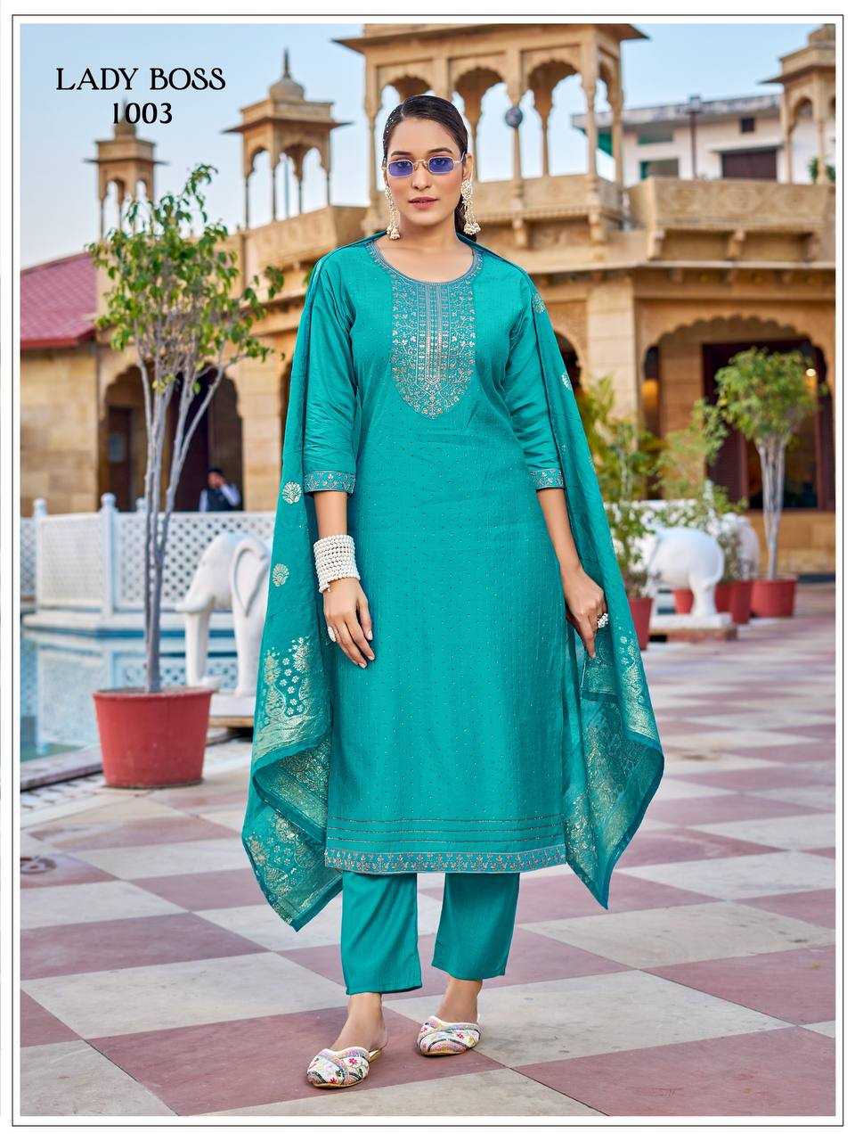 YNF Wholesale Viscose Embroidery Suits RIN131 LADY | Surat Manufacturer