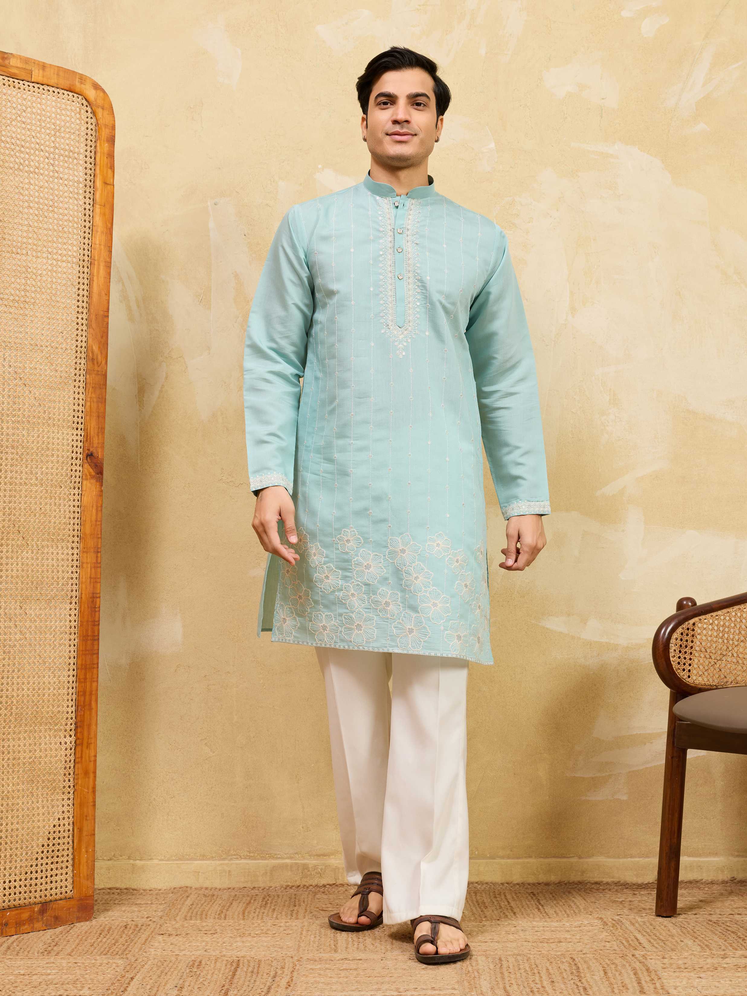 YNF Wholesale Viscose Mens Kurtas RIN202 21111 | Surat Manufacturer