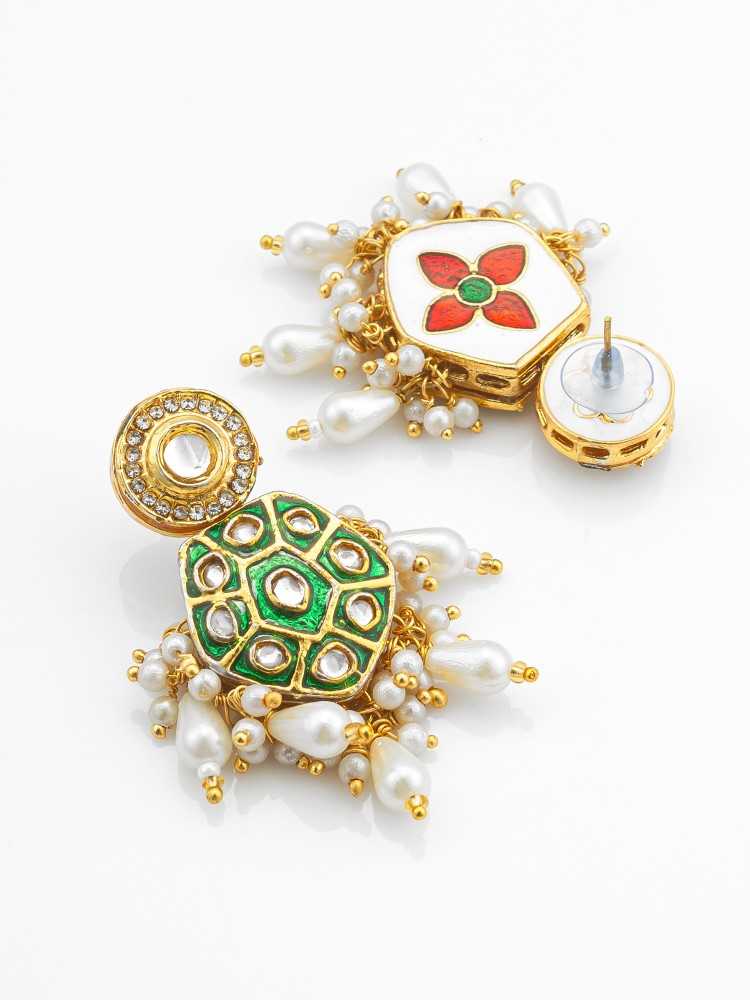 YNF Wholesale Alloy Jhumka Earrings KESH105 ER4146 | Surat Manufacturer