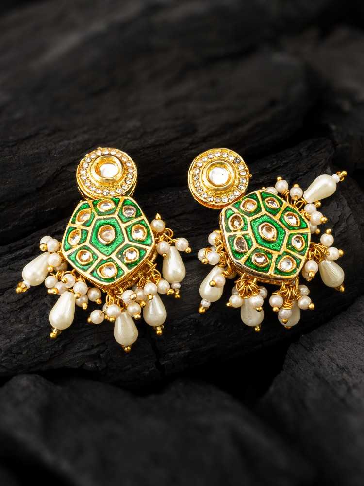 YNF Wholesale Alloy Jhumka Earrings KESH105 ER4146 | Surat Manufacturer