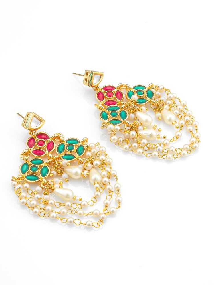 YNF Wholesale Alloy Fancy Earrings KESH105 ER4147 | Surat Manufacturer