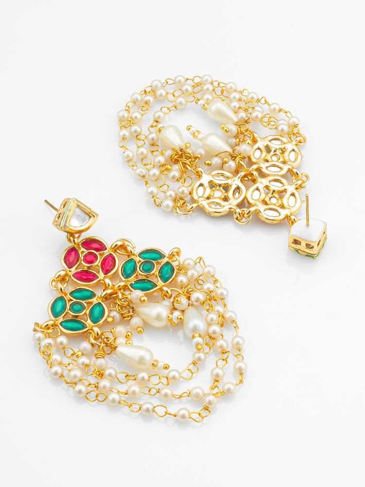 YNF Wholesale Alloy Fancy Earrings KESH105 ER4147 | Surat Manufacturer