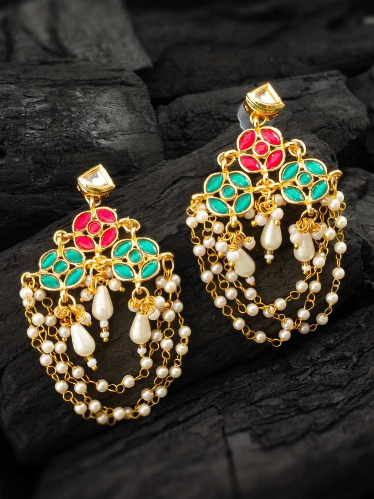 YNF Wholesale Alloy Fancy Earrings KESH105 ER4147 | Surat Manufacturer