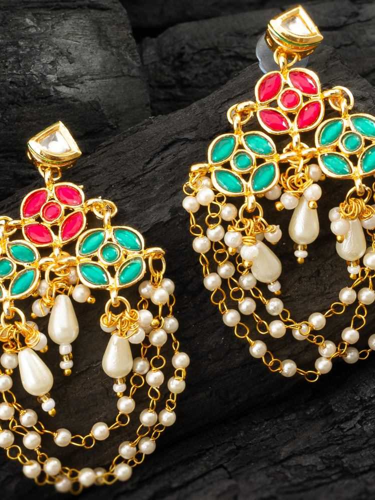 YNF Wholesale Alloy Fancy Earrings KESH105 ER4147 | Surat Manufacturer