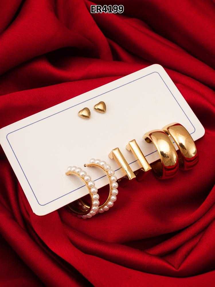YNF Wholesale Alloy Hoop Earrings KESH105 ER4199 | Surat Manufacturer