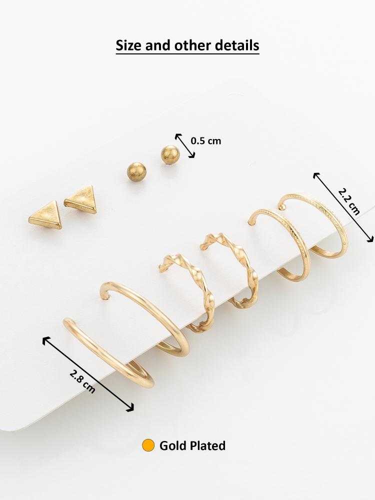 YNF Wholesale Alloy Hoop Earrings KESH105 ER4200 | Surat Manufacturer