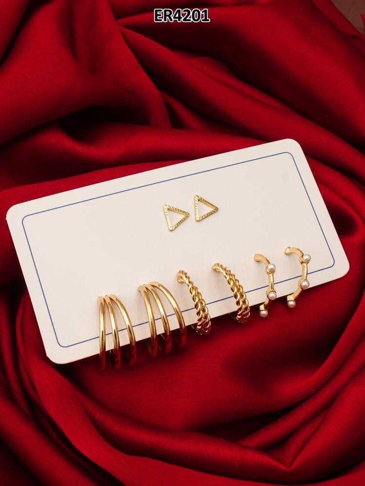 YNF Wholesale Alloy Hoop Earrings KESH105 ER4201 | Surat Manufacturer