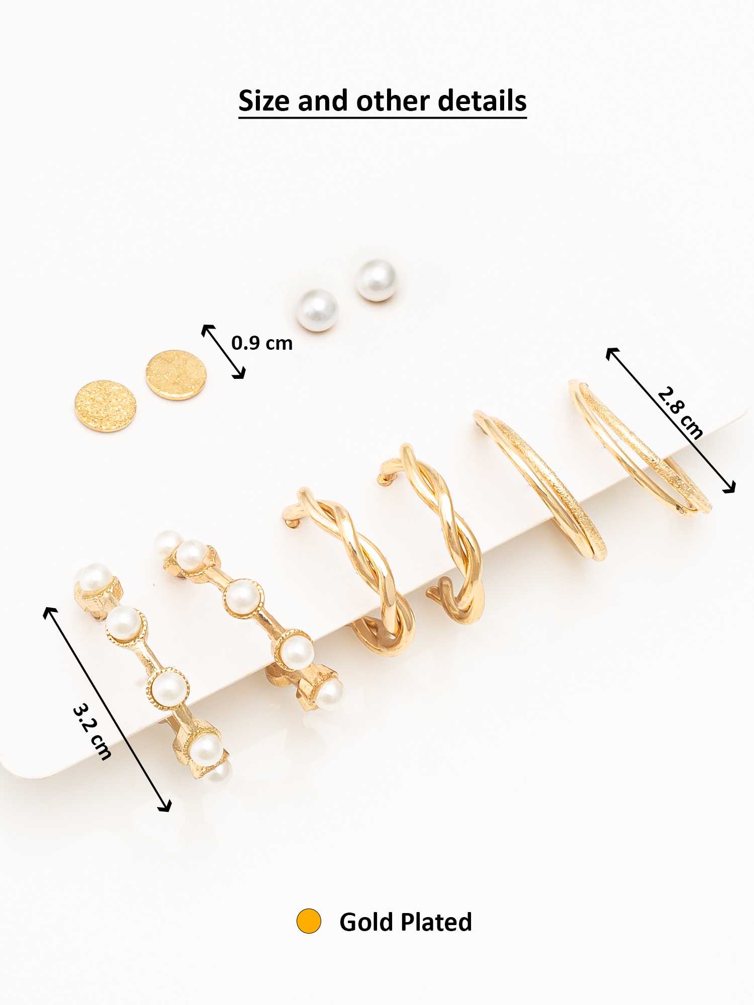 YNF Wholesale Alloy Hoop Earrings KESH105 ER4202 | Surat Manufacturer