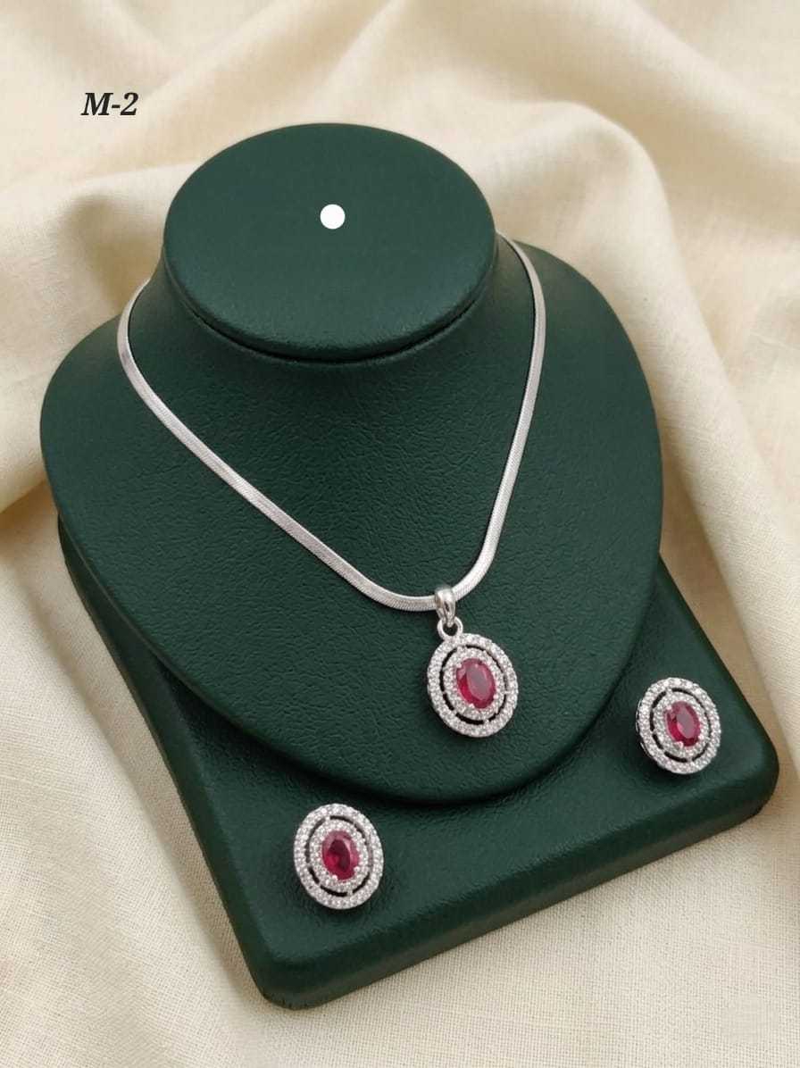 YNF Wholesale Alloy Chain Pendant Set KESH193 201 | Surat Manufacturer