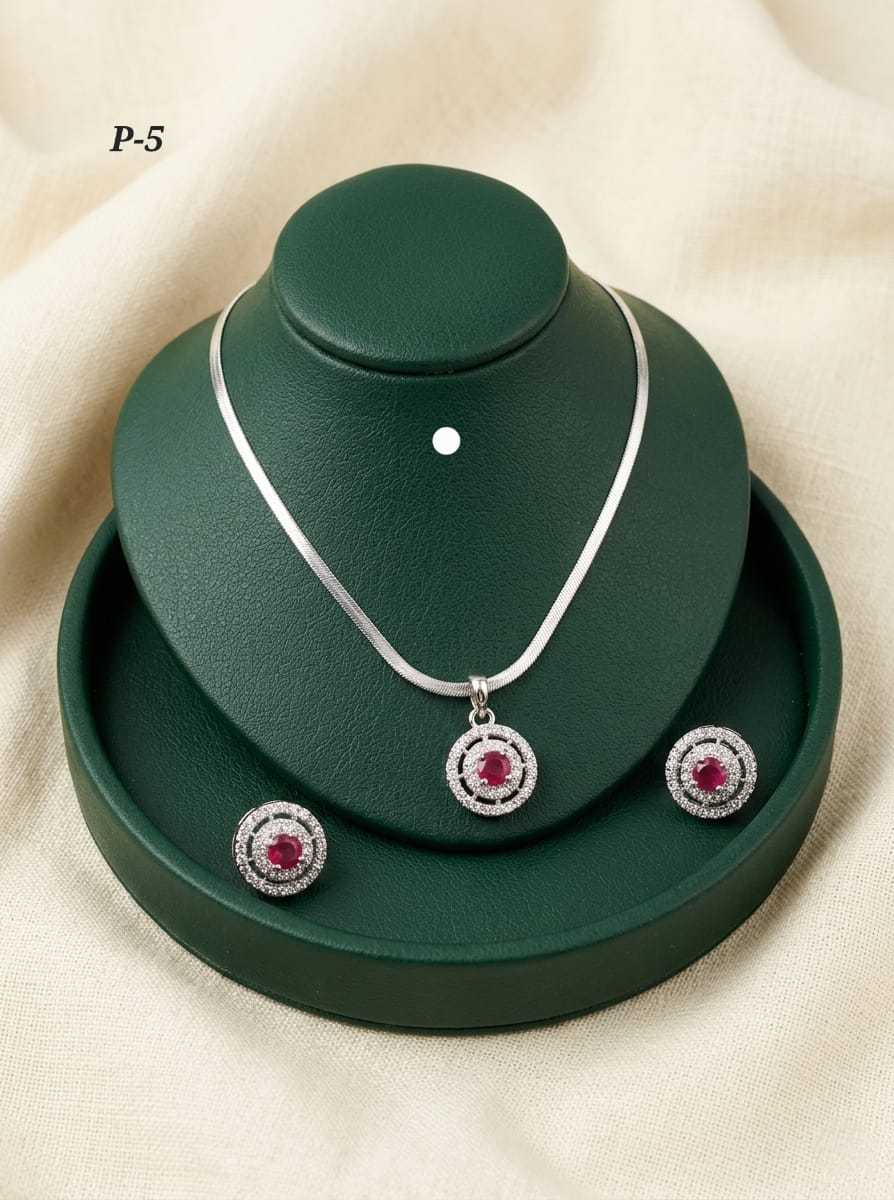 YNF Wholesale Alloy Chain Pendant Set KESH193 203 | Surat Manufacturer