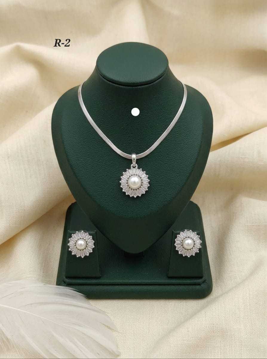 YNF Wholesale Alloy Chain Pendant Set KESH193 204 | Surat Manufacturer