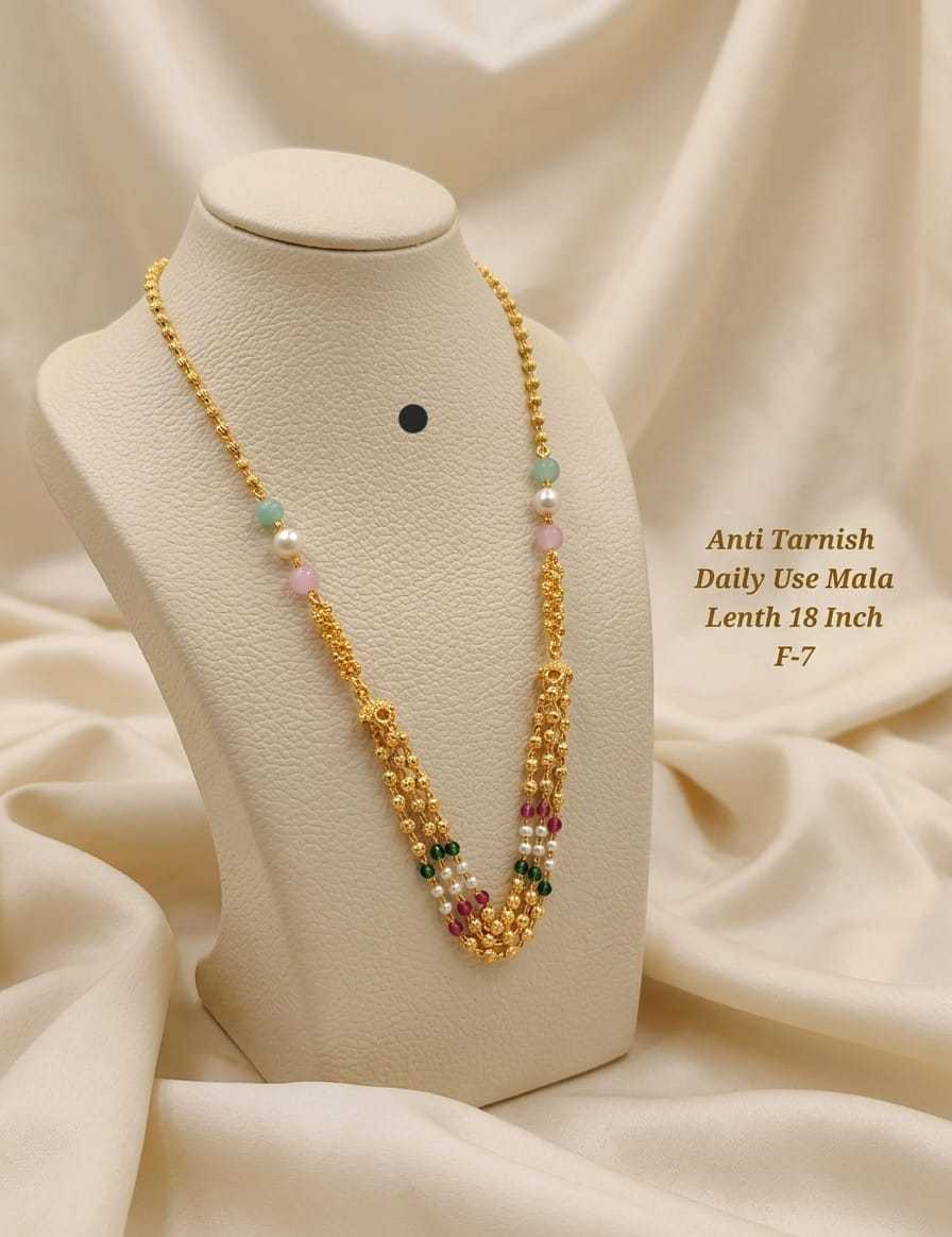 YNF Wholesale Alloy Fancy Mala Necklaces KESH193 207 | Surat Manufacturer