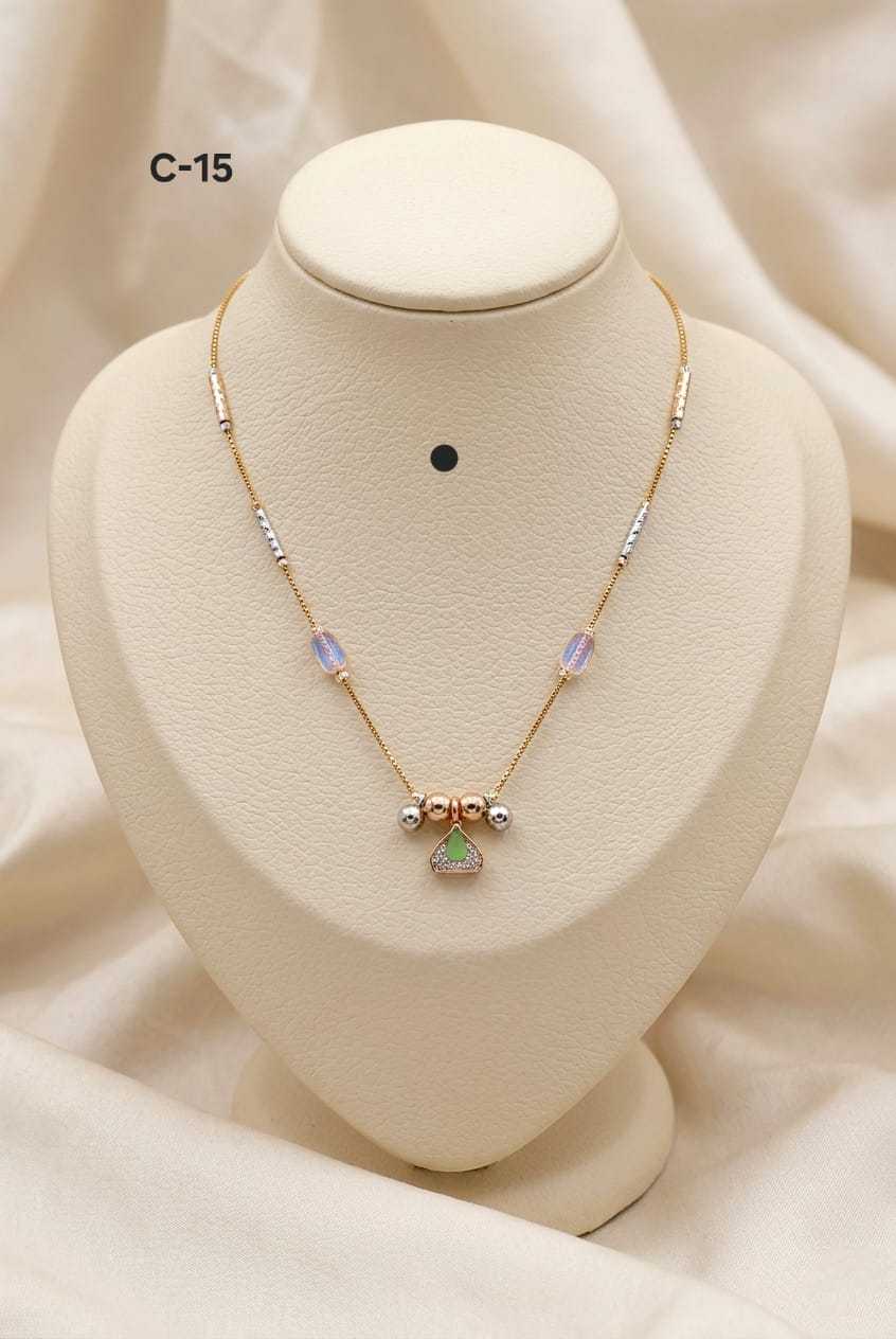 YNF Wholesale Alloy Chain Pendant Set KESH193 209 | Surat Manufacturer