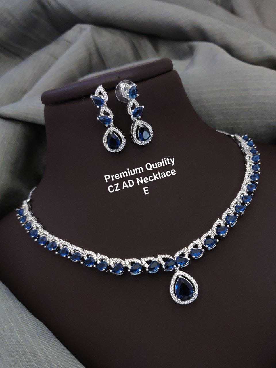 YNF Wholesale Alloy AD Diamond Necklace KESH193 220 | Surat Manufacturer