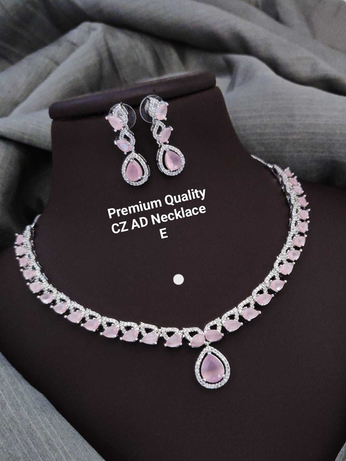 YNF Wholesale Alloy AD Diamond Necklace KESH193 220 | Surat Manufacturer