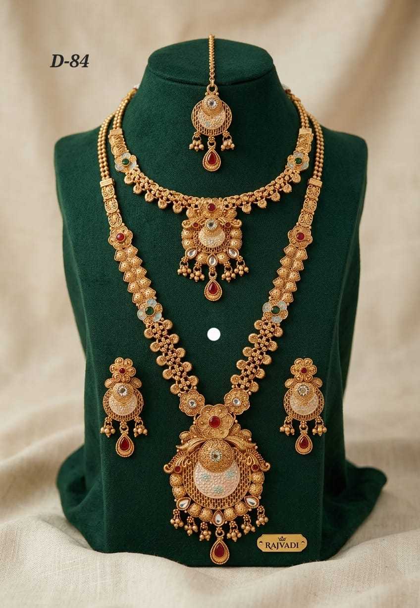 YNF Wholesale Alloy Fancy Mala Necklaces KESH193 222 | Surat Manufacturer