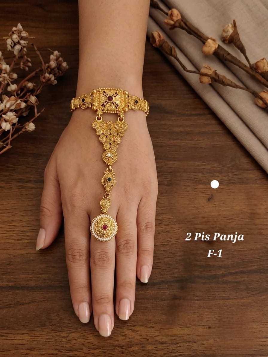 YNF Wholesale Alloy Hand Harness (Haath phool) KESH193 242 | Surat Manufacturer