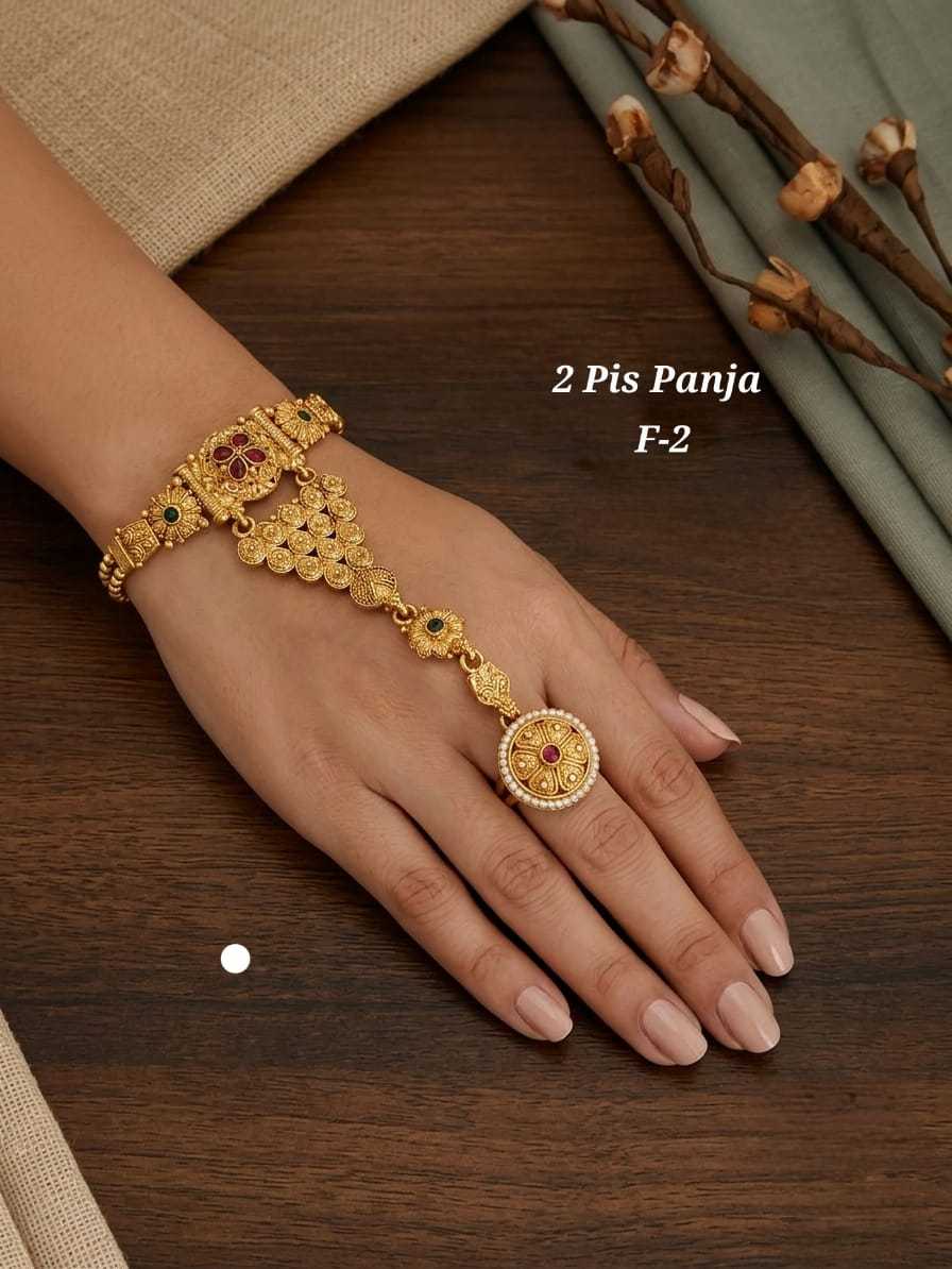 YNF Wholesale Alloy Hand Harness (Haath phool) KESH193 242 | Surat Manufacturer