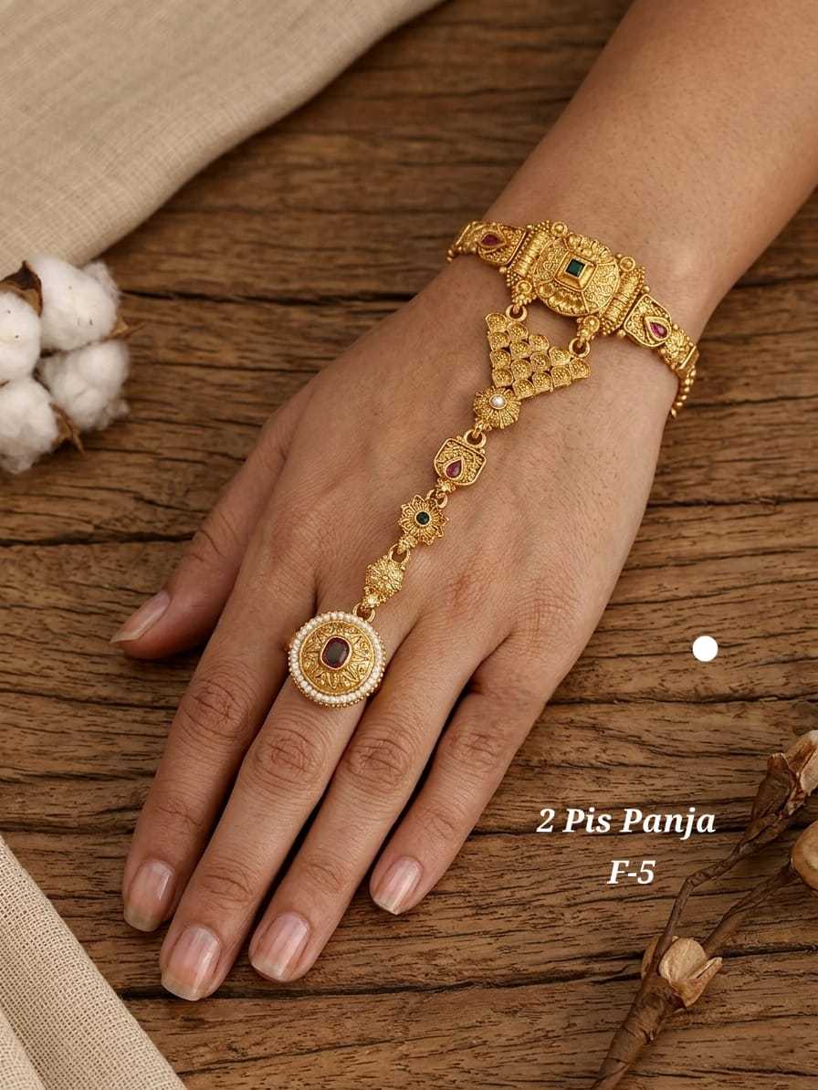 YNF Wholesale Alloy Hand Harness (Haath phool) KESH193 242 | Surat Manufacturer