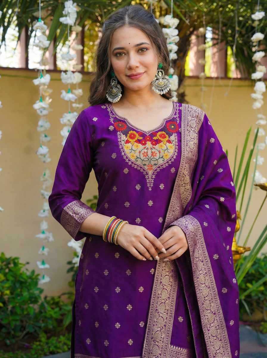 YNF Wholesale Art Silk Embroidered Kurtis KESH545 1008 | Surat Manufacturer