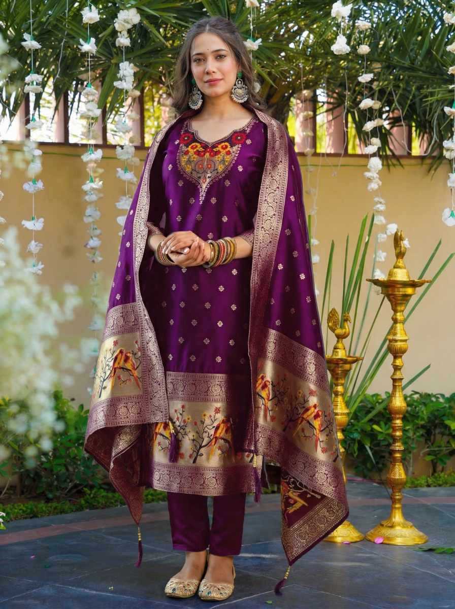 YNF Wholesale Art Silk Embroidered Kurtis KESH545 1008 | Surat Manufacturer