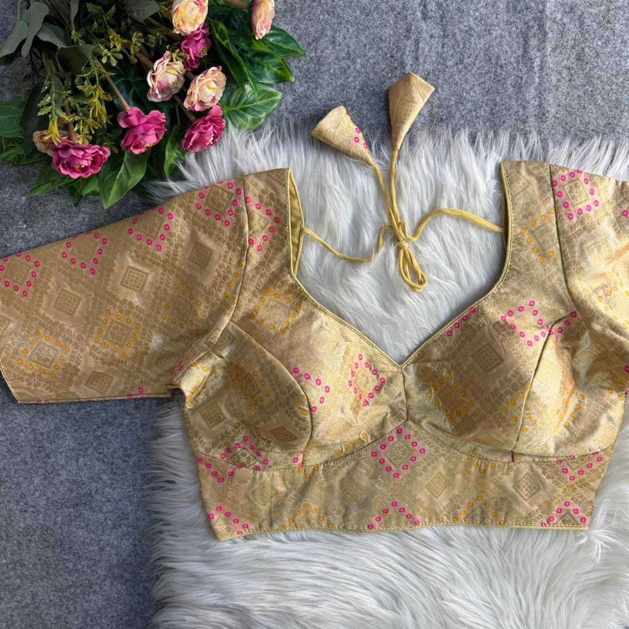 YNF Wholesale Banarasi Soft Silk Printed Blouse KESH111 009 | Surat Manufacturer