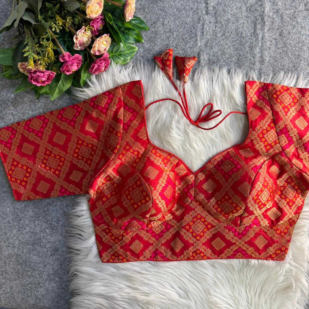 YNF Wholesale Banarasi Soft Silk Printed Blouse KESH111 009 | Surat Manufacturer