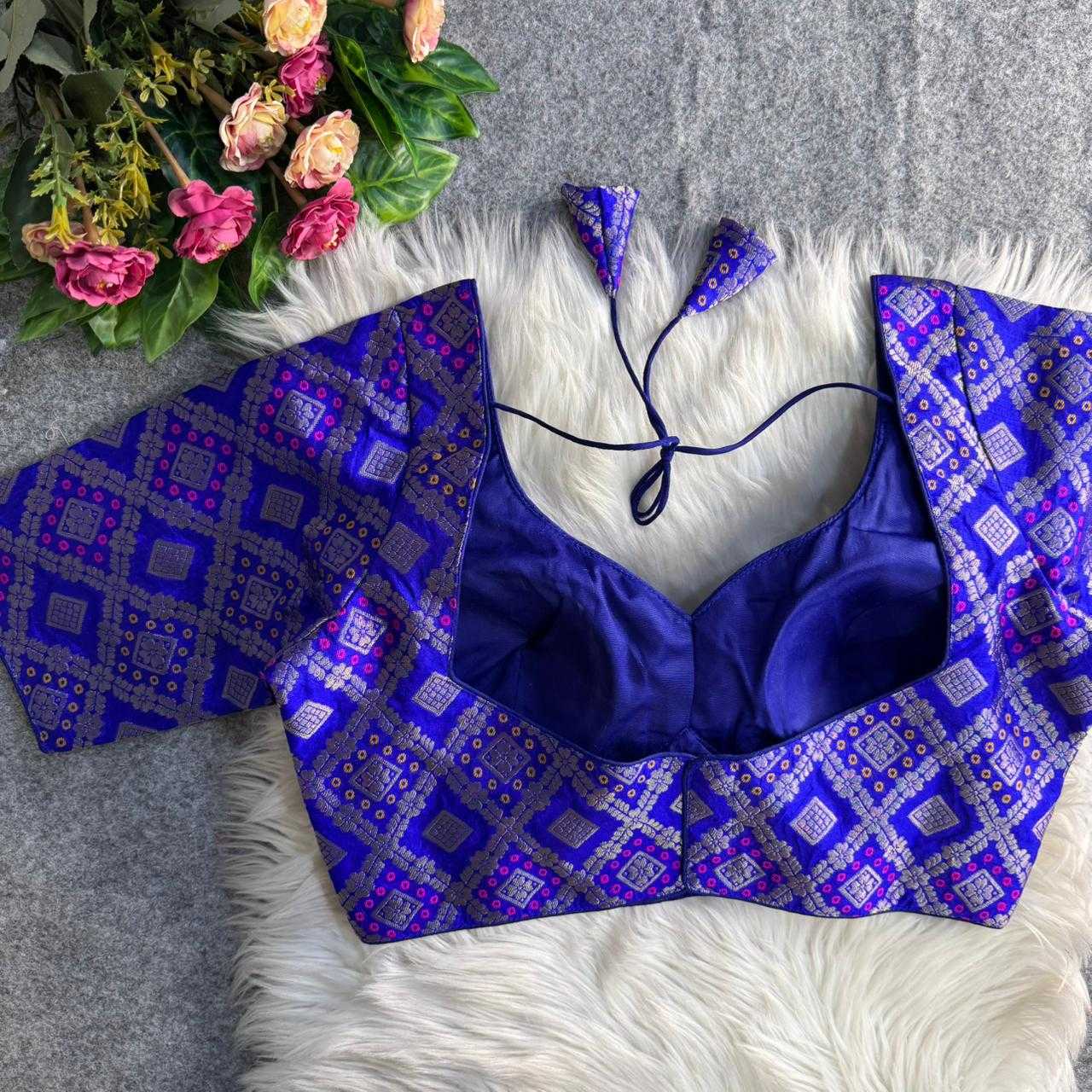 YNF Wholesale Banarasi Soft Silk Printed Blouse KESH111 009 | Surat Manufacturer