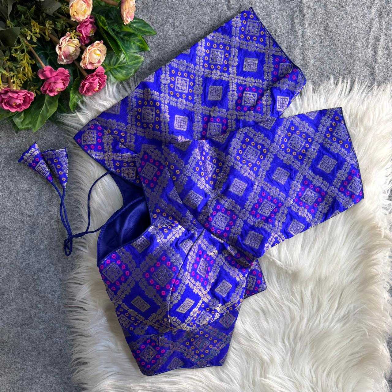 YNF Wholesale Banarasi Soft Silk Printed Blouse KESH111 009 | Surat Manufacturer