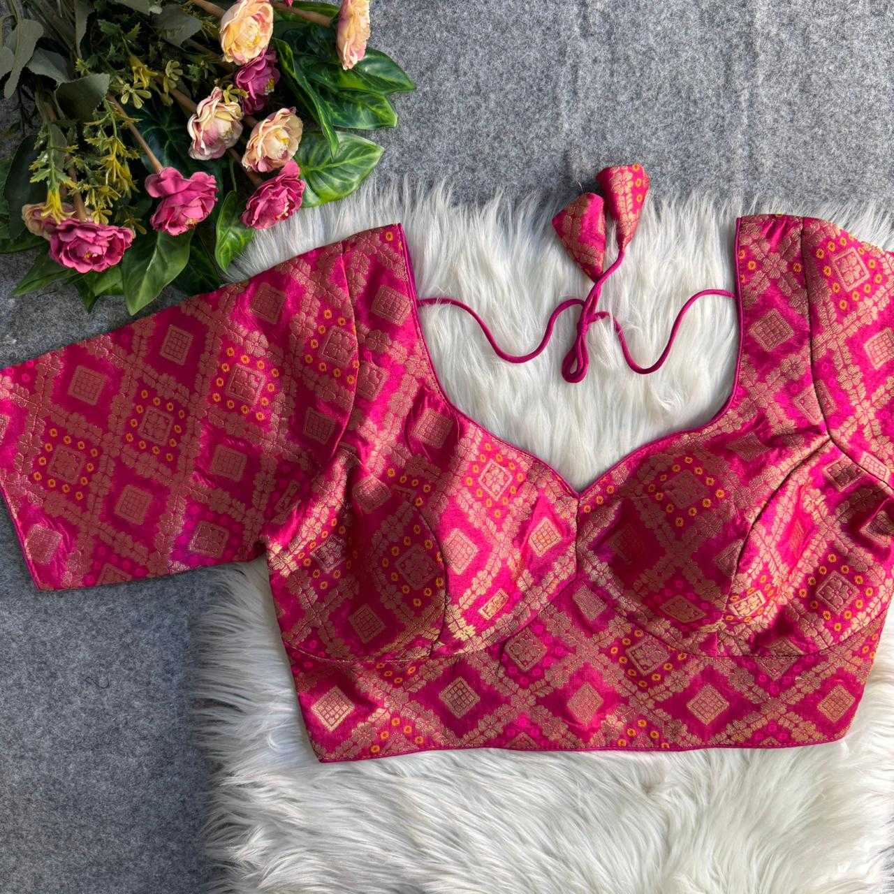 YNF Wholesale Banarasi Soft Silk Printed Blouse KESH111 009 | Surat Manufacturer