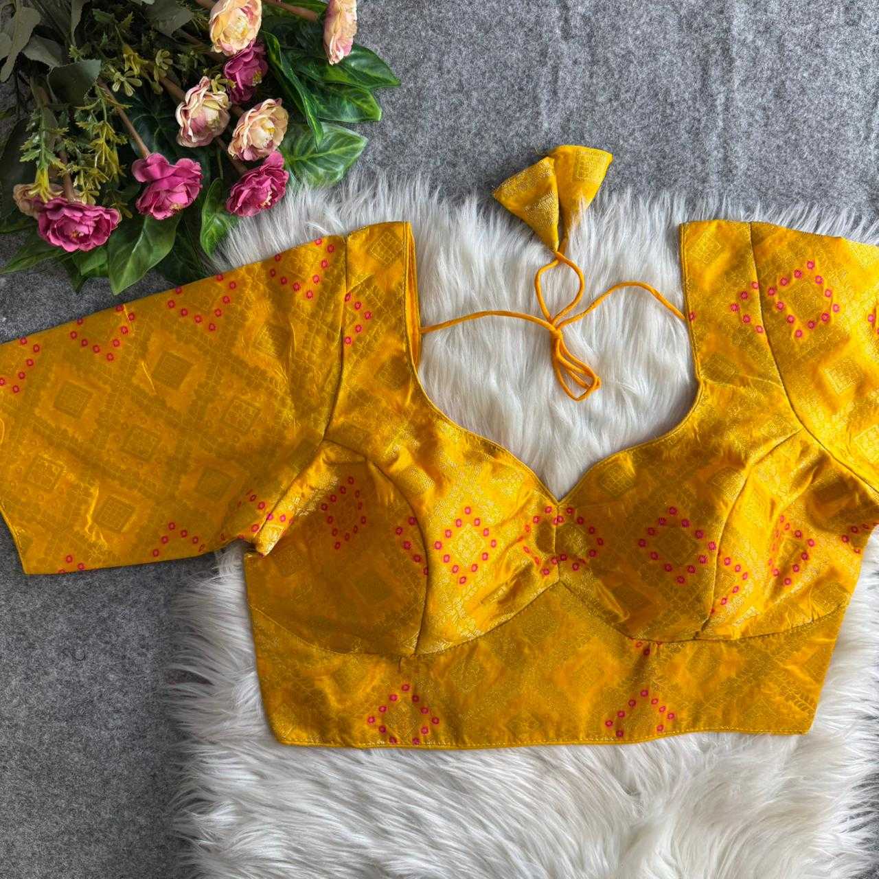 YNF Wholesale Banarasi Soft Silk Printed Blouse KESH111 009 | Surat Manufacturer