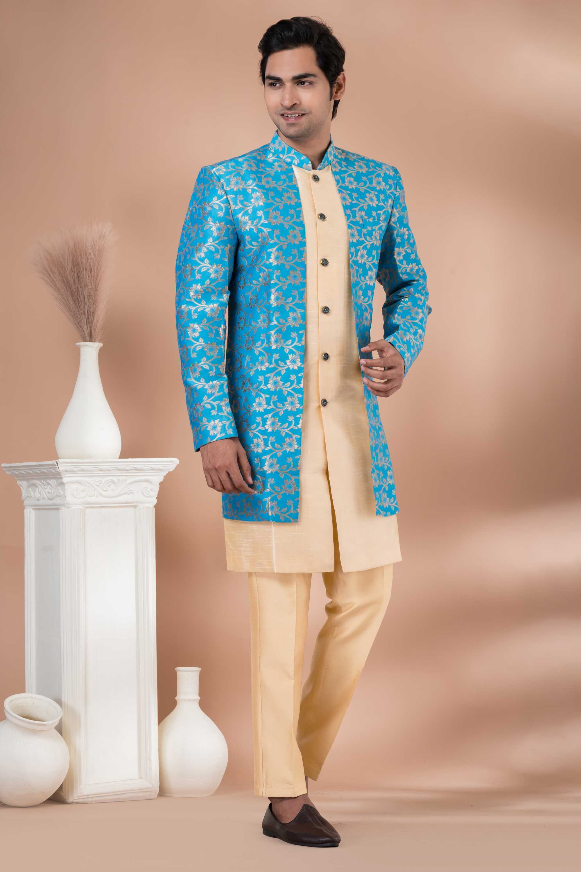 YNF Wholesale Banarasi Soft Silk Indo Western RIN223 Series 1702 to 1722 | Surat Manufacturer