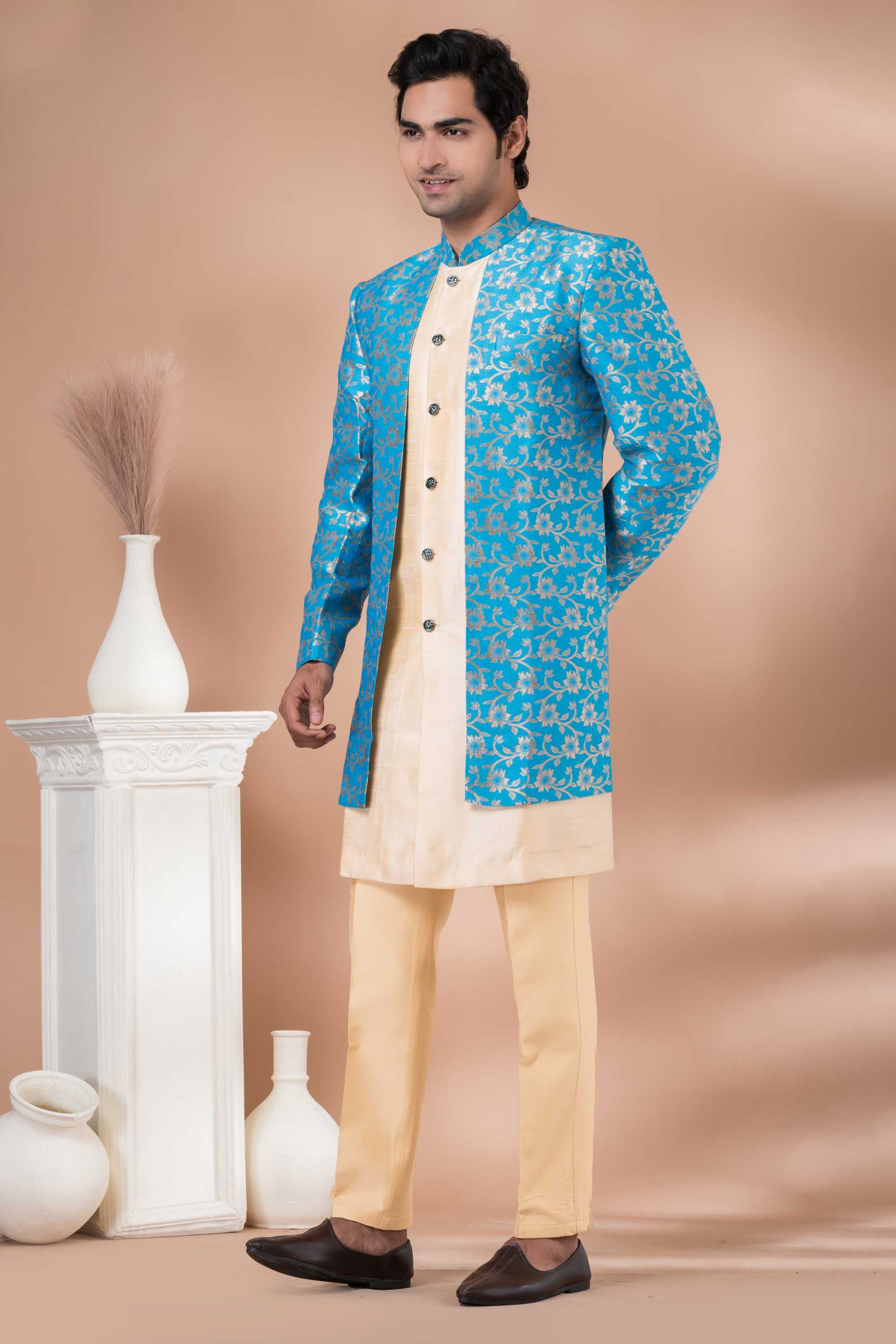 YNF Wholesale Banarasi Soft Silk Indo Western RIN223 Series 1702 to 1722 | Surat Manufacturer