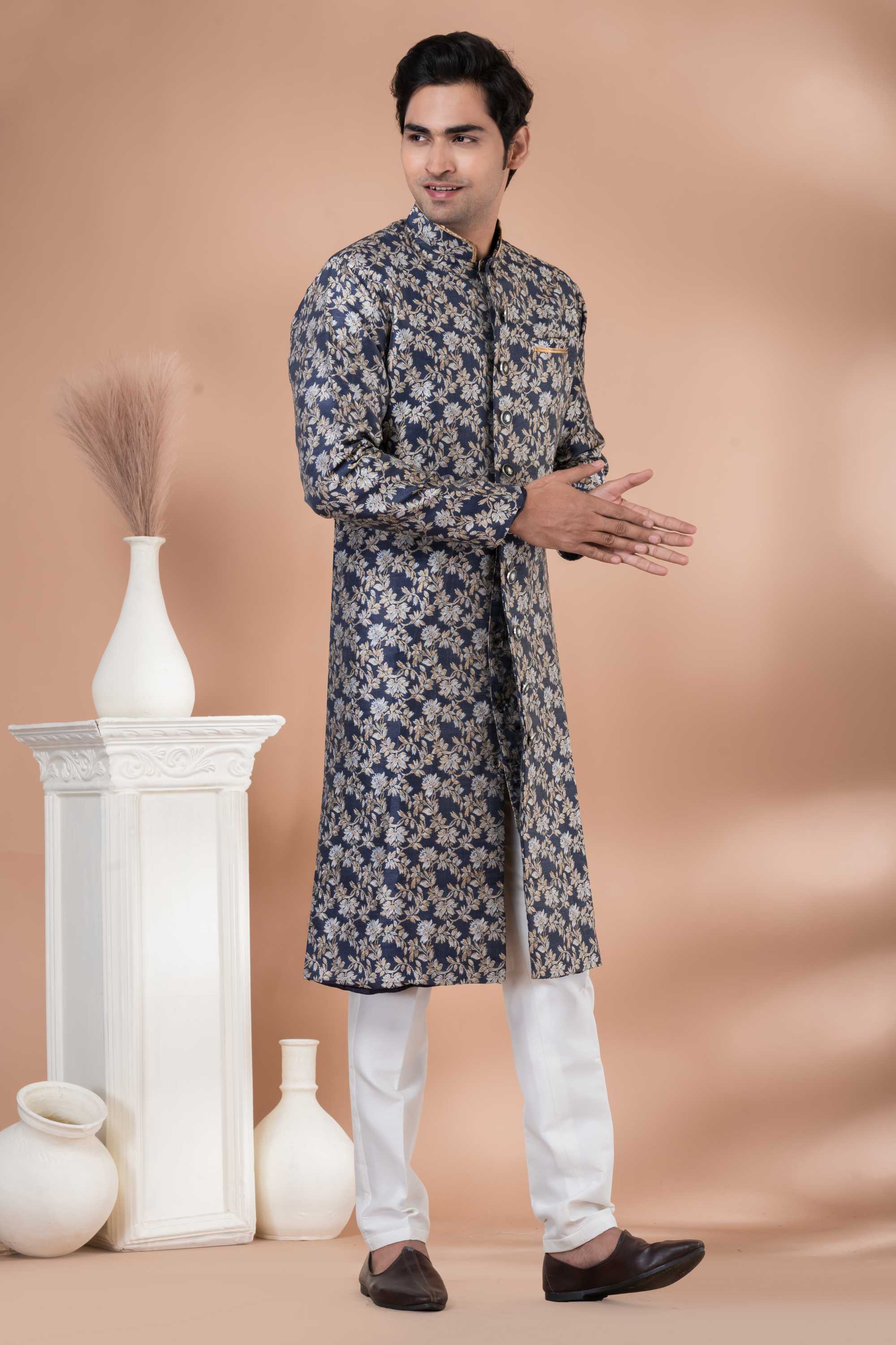 YNF Wholesale Banarasi Soft Silk Indo Western RIN223 Series 1702 to 1722 | Surat Manufacturer