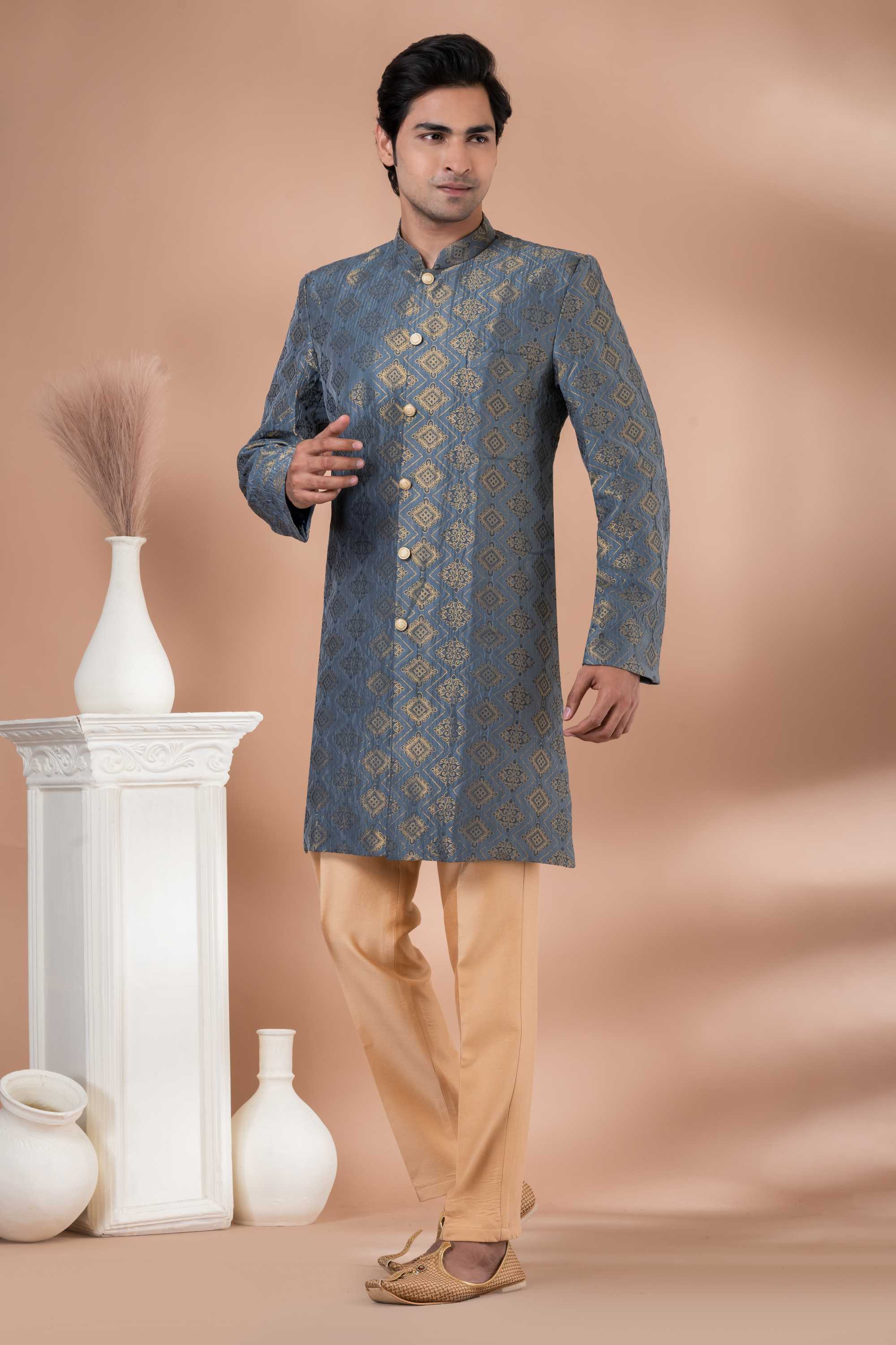 YNF Wholesale Banarasi Soft Silk Indo Western RIN223 Series 1702 to 1722 | Surat Manufacturer
