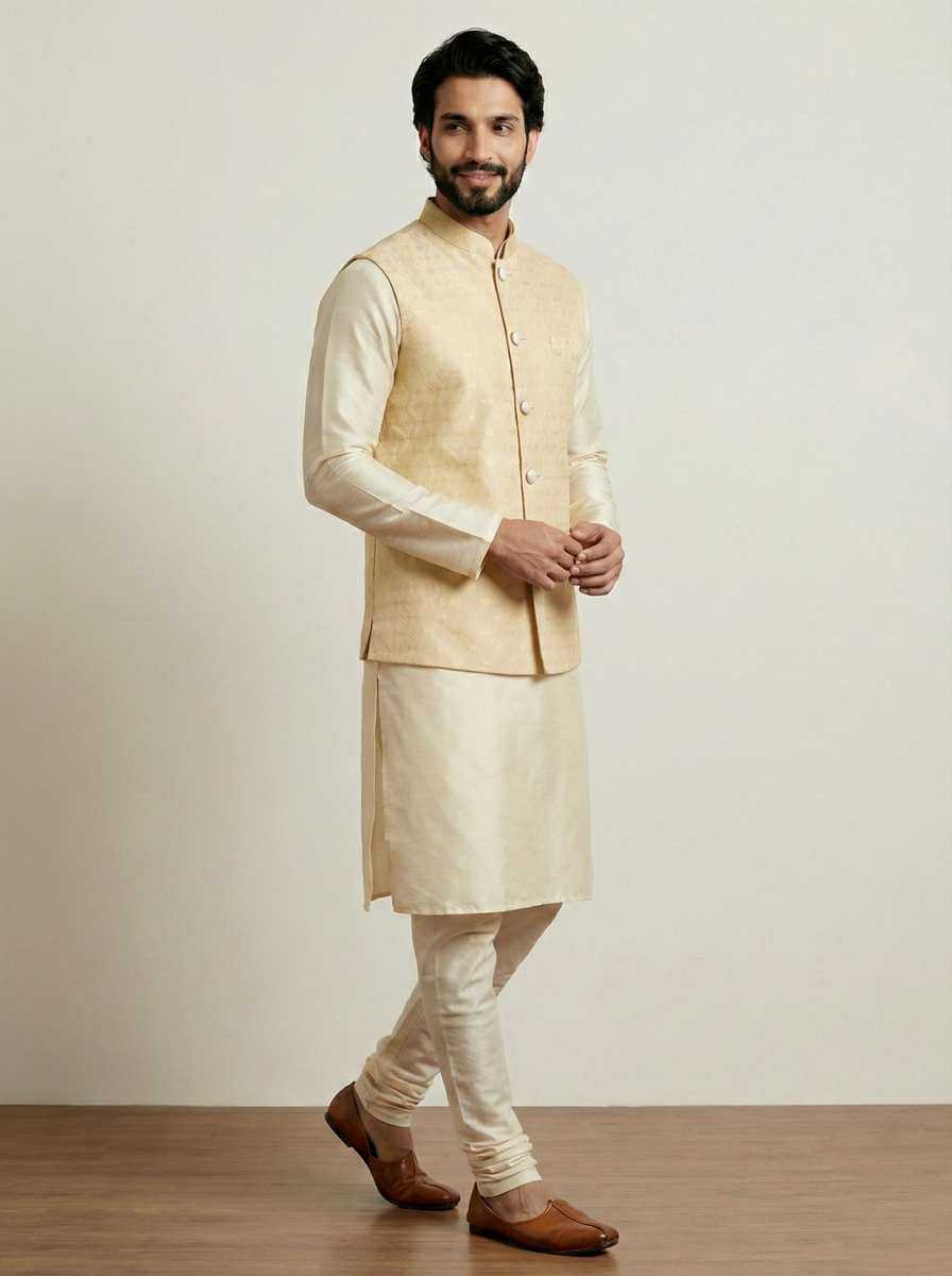 YNF Wholesale Banarasi Soft Silk Mens Kurta Pyjama RIN223 series 2400 To 2406 | Surat Manufacturer
