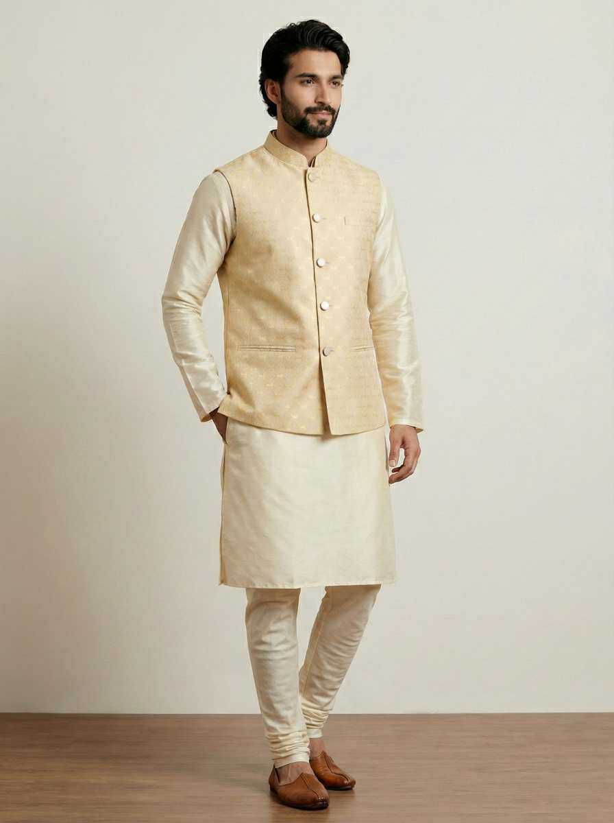 YNF Wholesale Banarasi Soft Silk Mens Kurta Pyjama RIN223 series 2400 To 2406 | Surat Manufacturer