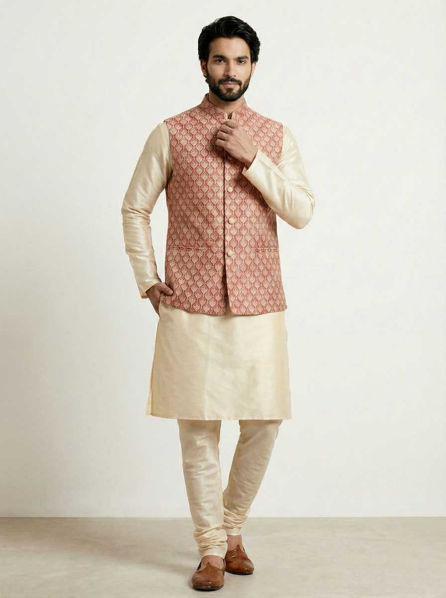 YNF Wholesale Banarasi Soft Silk Mens Kurta Pyjama RIN223 series 2400 To 2406 | Surat Manufacturer