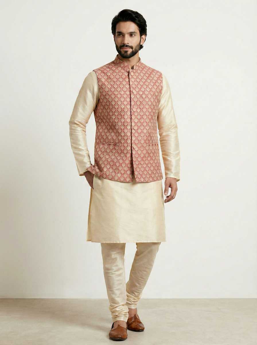 YNF Wholesale Banarasi Soft Silk Mens Kurta Pyjama RIN223 series 2400 To 2406 | Surat Manufacturer