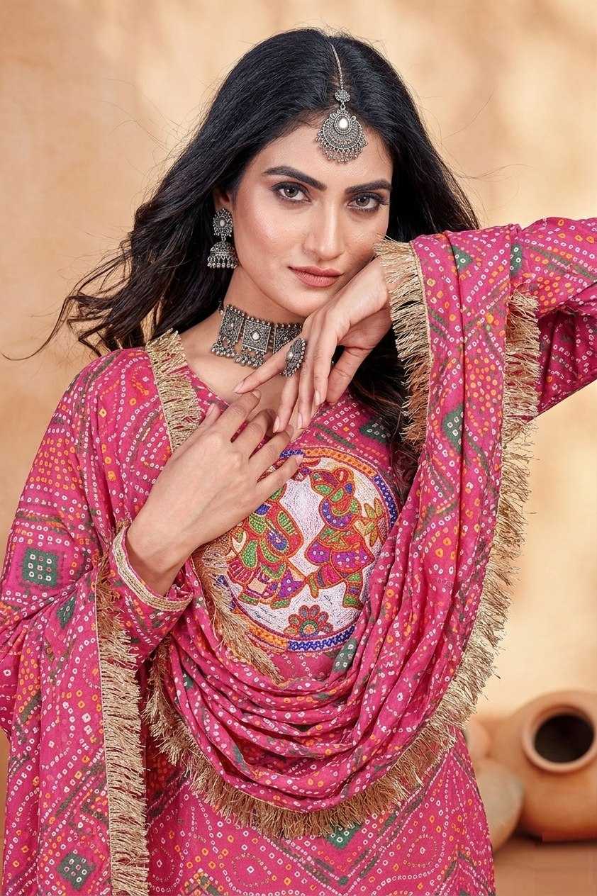YNF Wholesale Bandhani Silk Printed Kurtis KESH559 346 | Surat Manufacturer
