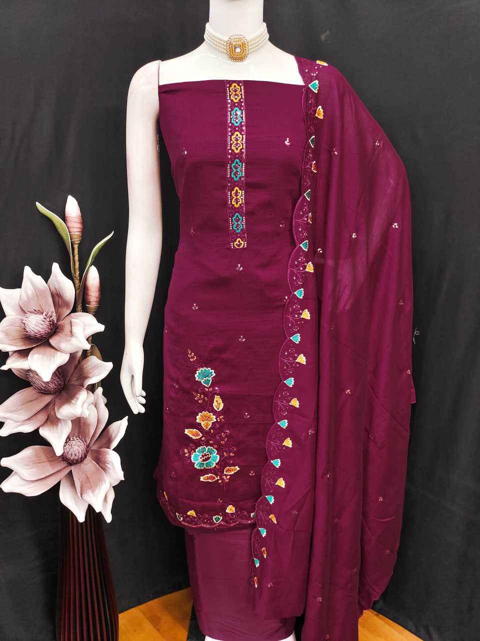 YNF Wholesale Blooming Unstitched Suits KESH648 1539 | Surat Manufacturer