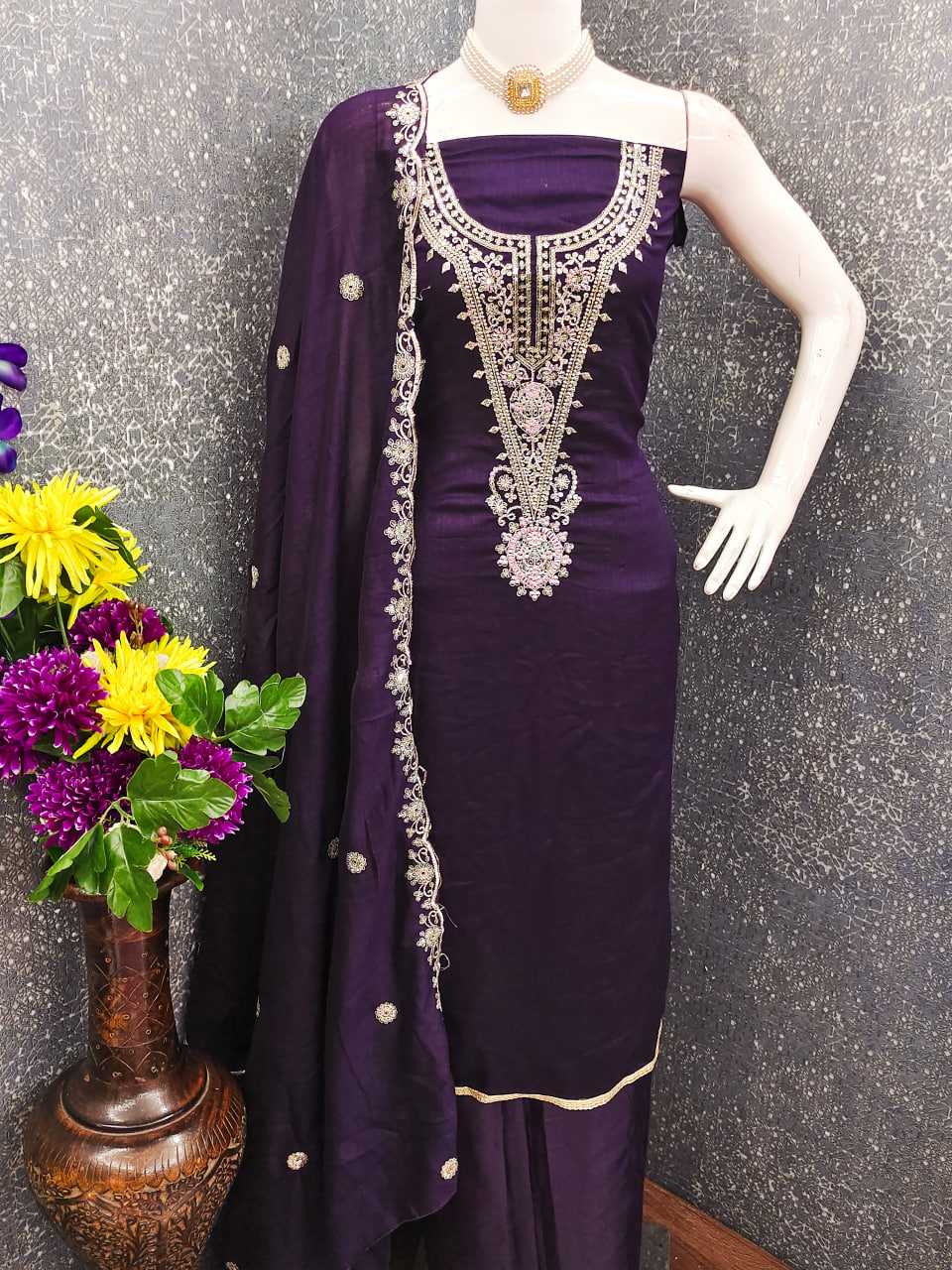 YNF Wholesale Blooming Embroidery Suits KESH648 1540 | Surat Manufacturer