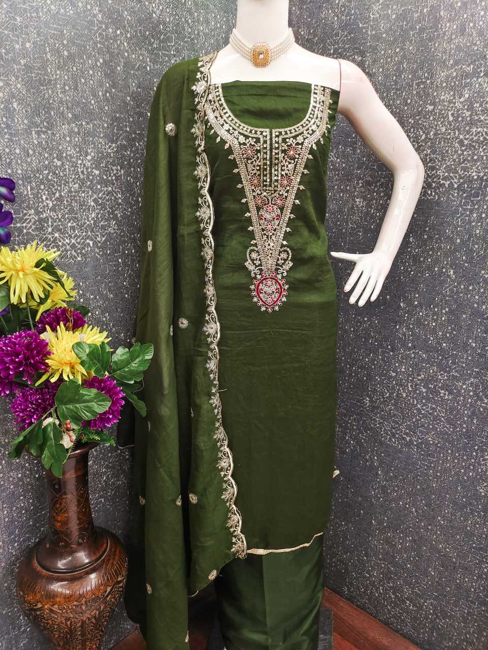 YNF Wholesale Blooming Embroidery Suits KESH648 1540 | Surat Manufacturer