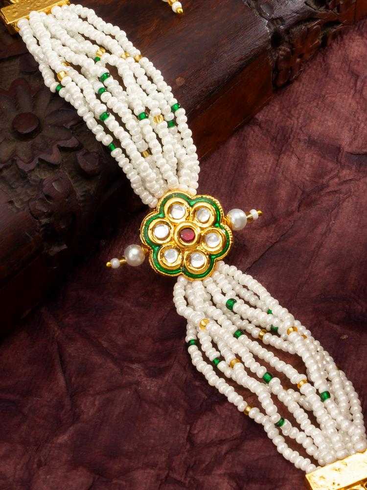 YNF Wholesale Brass Kundan Bangles KESH105 BG2579 | Surat Manufacturer
