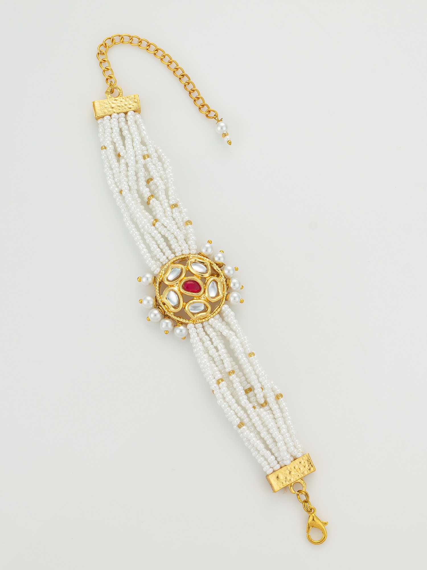 YNF Wholesale Brass Kundan Bangles KESH105 BG2581 | Surat Manufacturer