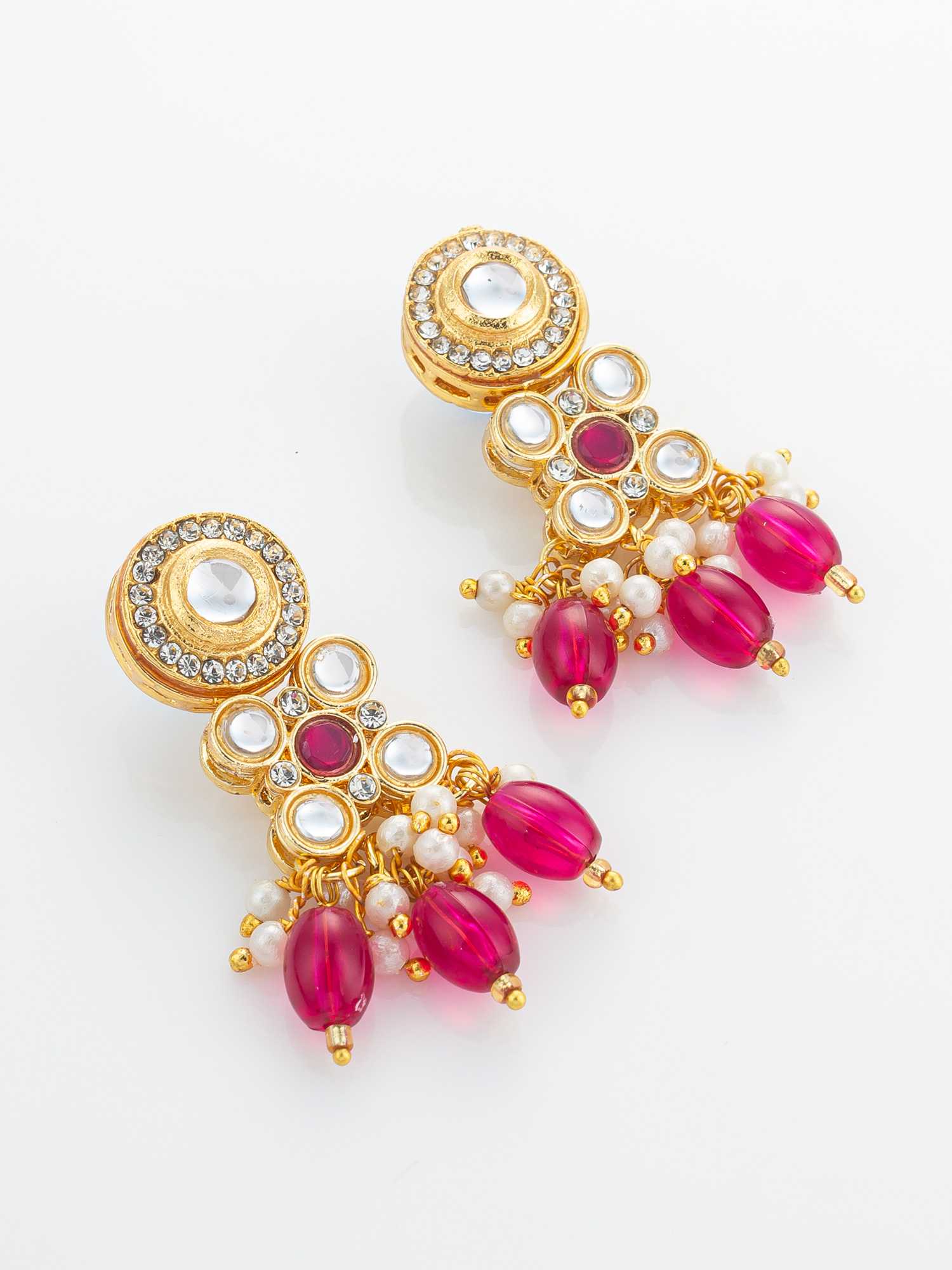 YNF Wholesale Brass Kundan Necklace Set KESH105 NK4865 | Surat Manufacturer